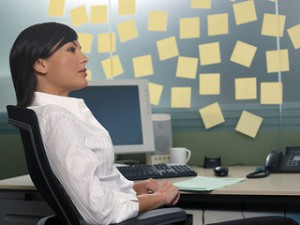 Woman with Computer