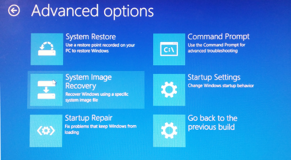 Windows 10 Advanced Boot Option Menu